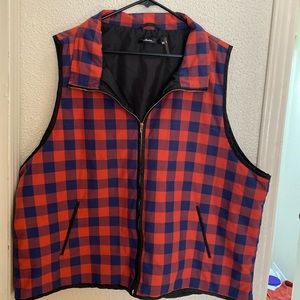 Andree by UNIT plaid vest size 3X